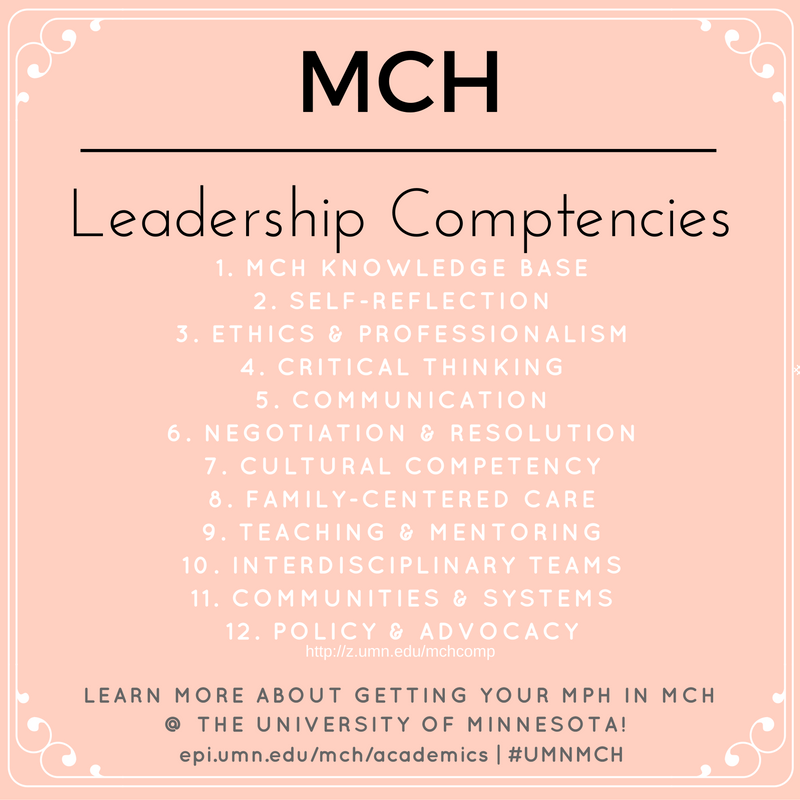 MCH Competencies